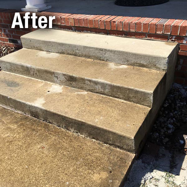 Ann Arbor​ Concrete Steps Leveling - After